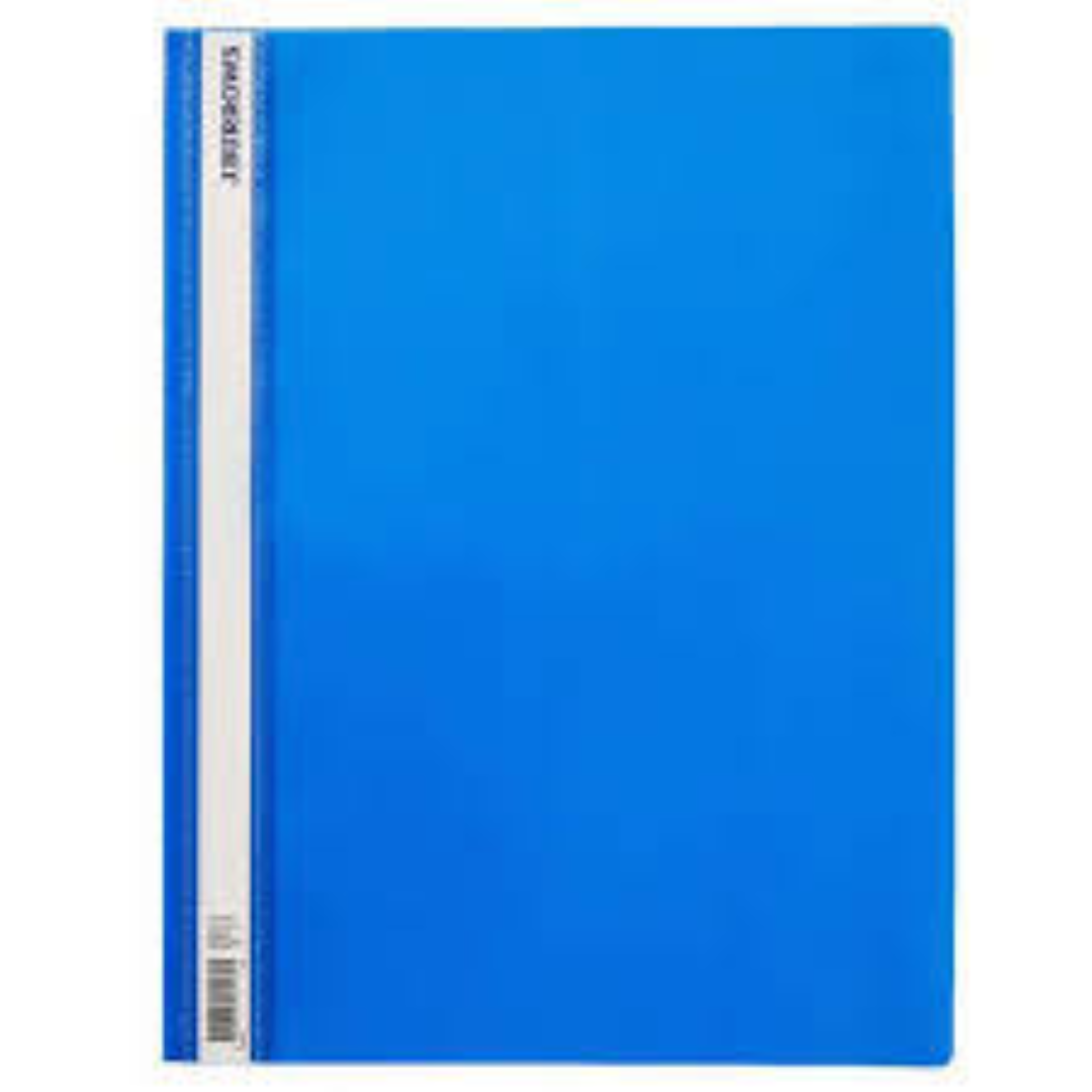 Atlas Flat File PP A4 thick w/pkt Blue AS-F26841